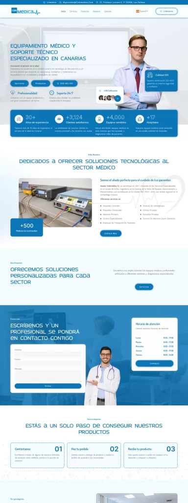 Página web de Cubimédica