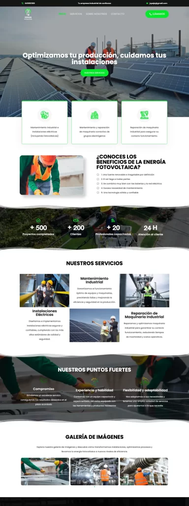 Página web de Jupeje Automatismos