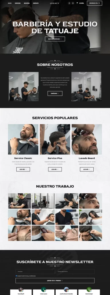 Página web de Legacy
